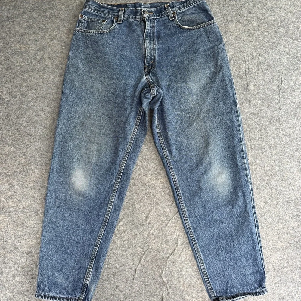 Vintage Levis 560 Jeans Mens 34x30 Loose Fit Y2k Tapered Leg Denim Made USA FLAW